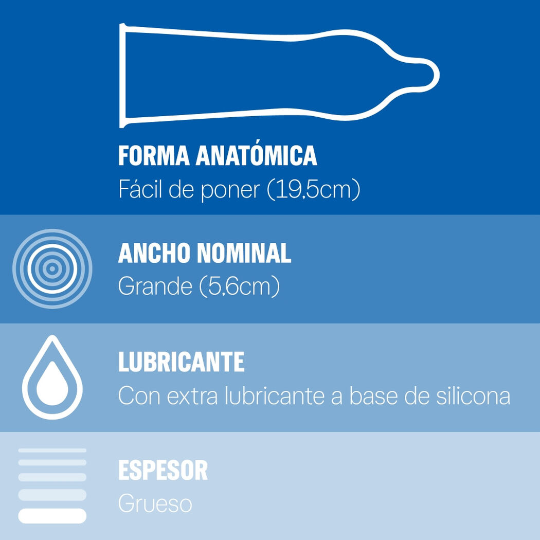 Durex Condones Extra Seguro 3 unidades, , large image number 2