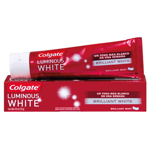 Colgate Pasta Dental Luminous White Brillant White x 180 g, , large image number 0