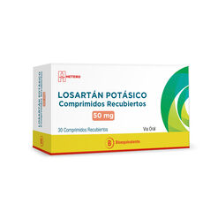 Losartan Potasico 50 mg x 30 Comprimidos Recubiertos