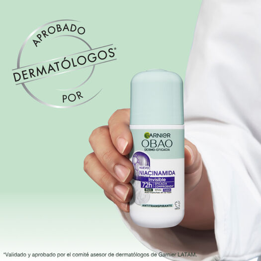 Desodorante Garnier Obao Dermo Eficiencia Niacinamida Invisible 65 g, , large image number 2