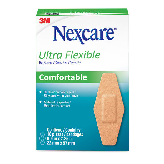 Nexcare¿ Parche Ultra Flexibles, 10 un. Tamaño único, , large image number 0