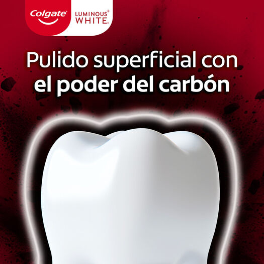 Pasta Dental Colgate Luminous White Carbón Activado 125 mL, , large image number 4