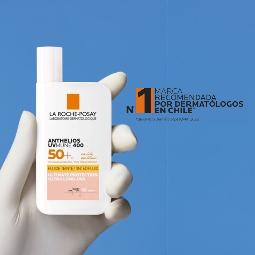 Protector Solar La Roche Posay Rostro Anthelios UV Mune 400 FPS50+ Con Color 50 mL, , large image number 1