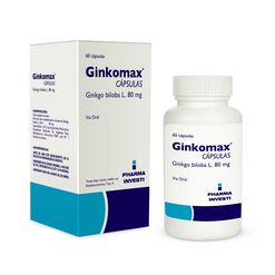 Ginkomax  80 mg x 60 Capsulas