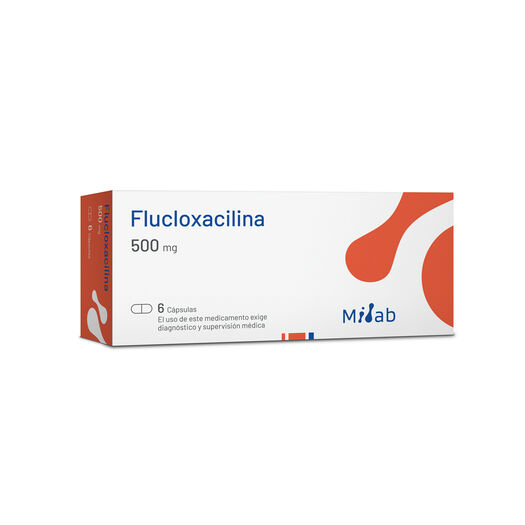 Flucloxacilina 500 mg x 6 Cápsulas MINTLAB CO SA, , large image number 0
