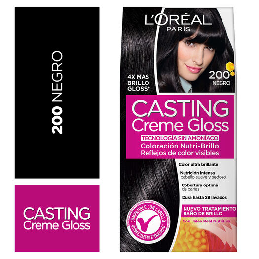 Casting Tintura Creme Gloss 200 Negro x 1 Unidad, , large image number 0