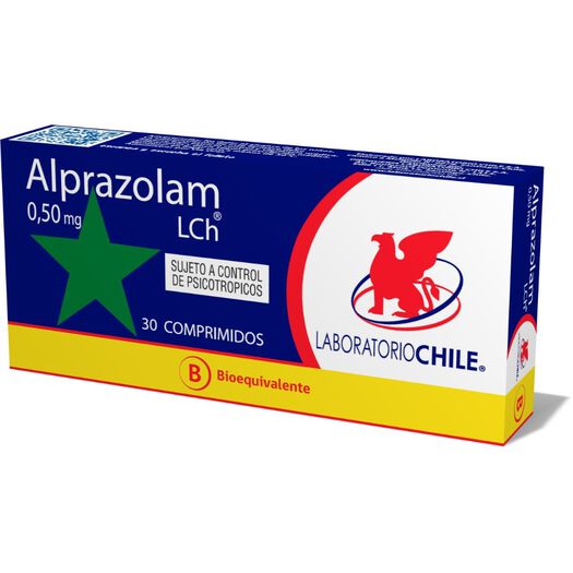 Alprazolam 0.5 mg Caja 30 Comp. CHILE, , large image number 0
