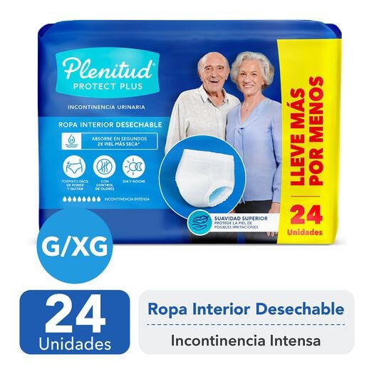 Ropa Interior Plenitud Protect Plus G/XG 24 un, , large image number 0