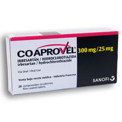 Coaprovel 300 mg/25 mg x 28 Comprimidos Recubiertos