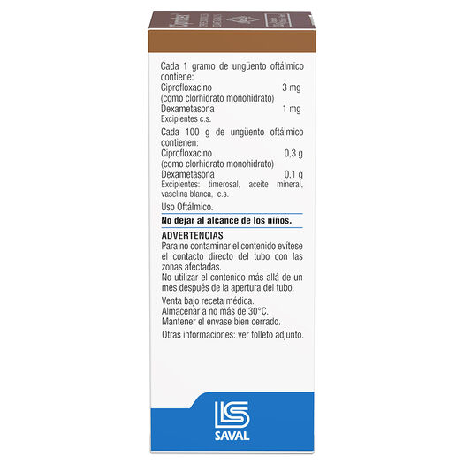 Ciprodex x 3,5 g Ungüento Oftálmico, , large image number 1
