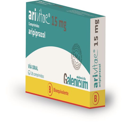 Arivitae 15 mg Caja 28 Comp., , large image number 0