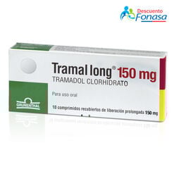 Tramal Long 150 mg x 10 Comprimidos Recubiertos de Liberación Prolongada