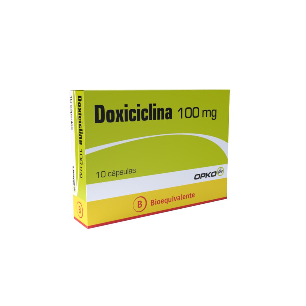 Doxiciclina 100 mg x 10 Cápsulas OPKO CHILE S.A., , large image number 0