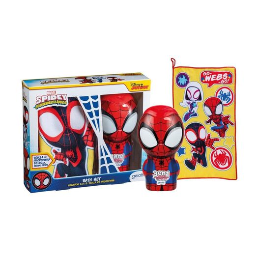 Set de Baño Shampoo + Toalla Spiderman, , large image number 0