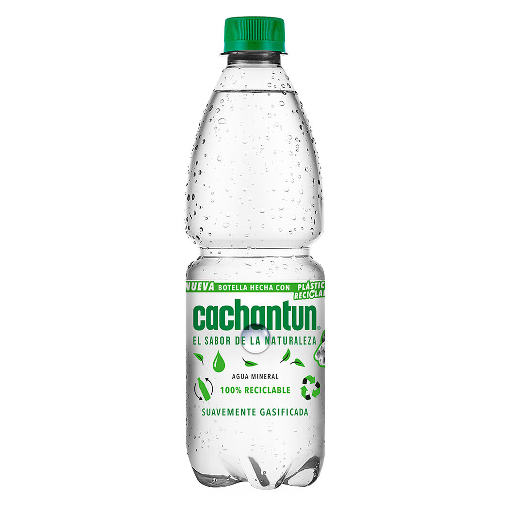Agua Mineral Cachantun Light Gas Botella 600 Ml, , large image number 0