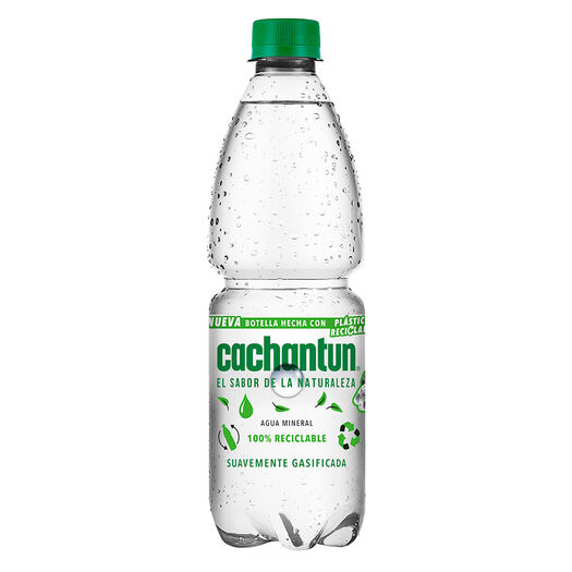 Agua Mineral Cachantun Light Gas Botella 600 Ml, , large image number 0