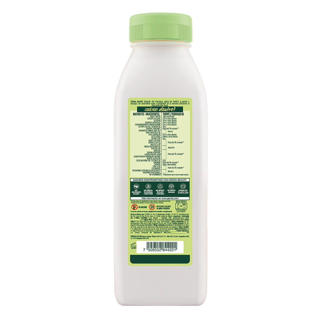 Acondicionador Fructis Nutrición Aguacate 300 mL, , large image number 2