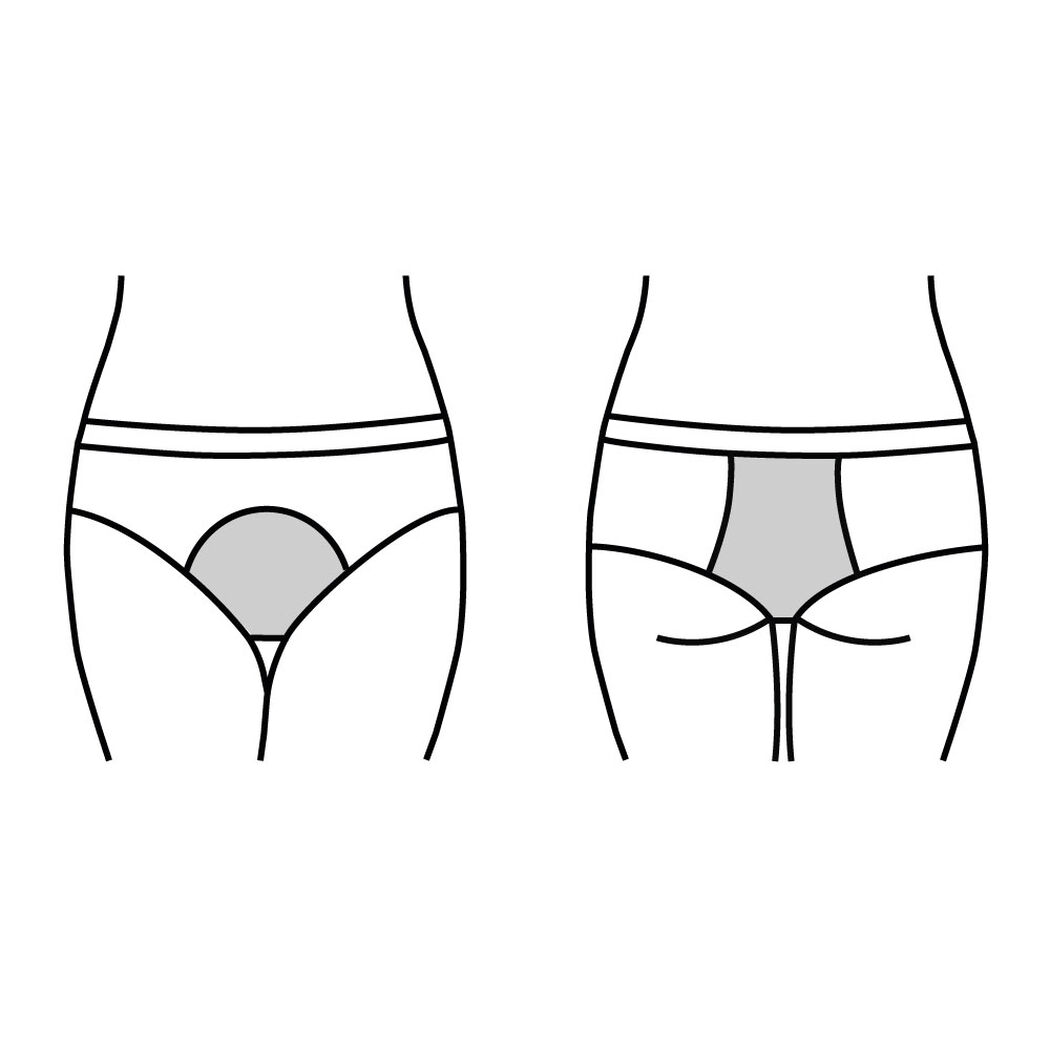 Calz&oacute;n Menstrual Bloodygreen Bikini Flujo Intenso L, , large image number 4