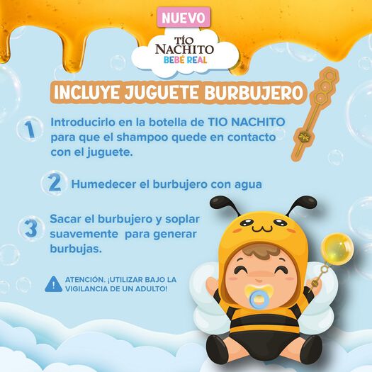 Shampoo Tio Nachito 2 En 1 400 mL, , large image number 4