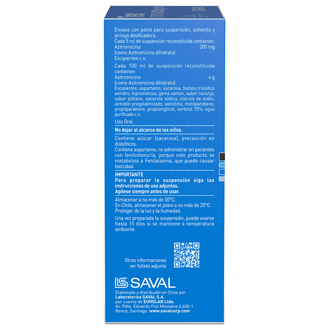 Trex 200 mg/5 mL x 15 mL Polvo Para Suspensión Oral Con Solvente, , large image number 1