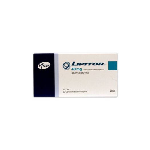 Lipitor 40 mg x 30 Comprimidos Recubiertos, , large image number 0