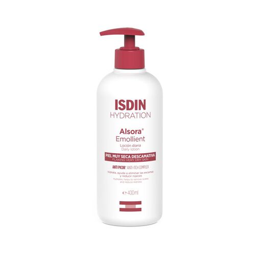ISDIN Alsora Loción 400 ml - Hidrata y Reduce Escamas formadas en la Piel, , large image number 0