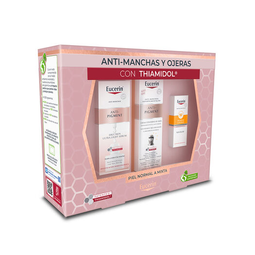 EUCERIN Pack Rutina Anti-Manchas con Thiamidol® Oil Skin Serum + Contorno de Ojos + Protector Solar, , large image number 2