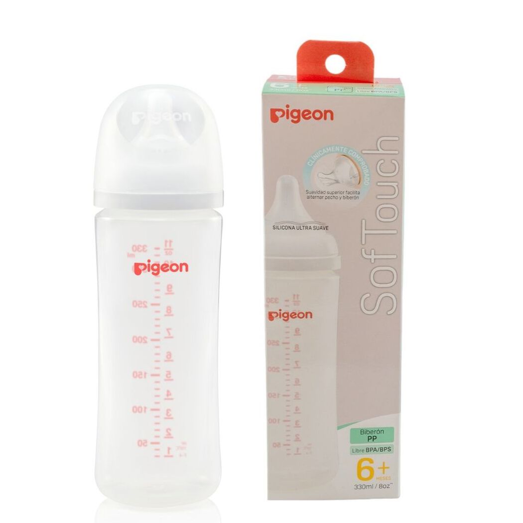 Mamadera Pigeon Softouch 330 mL, , large image number 0