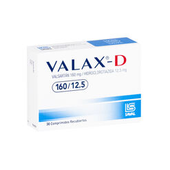 Valax-D 160 mg/12.5 mg x 30 Comprimidos Recubiertos
