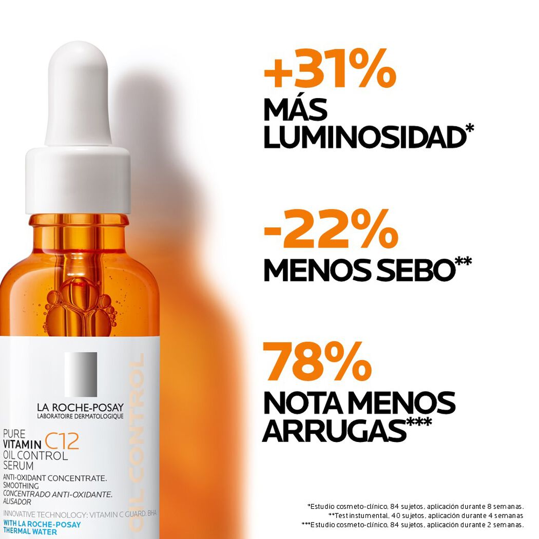 Serum La Roche Posay Pure Vitamin C12 Oil Control 30 mL, , large image number 2