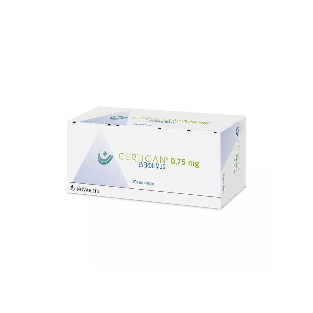 Certican 0,75 mg x 60 comprimidos, , large image number 0