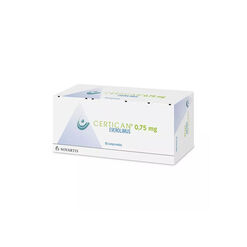 Certican 0,75 mg x 60 comprimidos