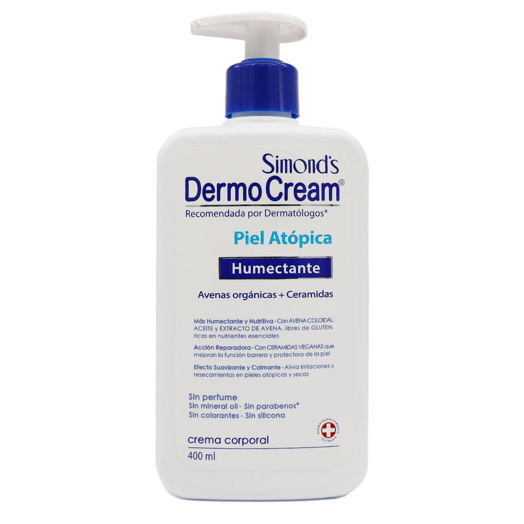 Crema  Dermocream Humect 3 Avenas 400ml, , large image number 0