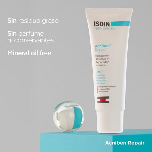 Isdin Gel Crema Acniben® Repair Hidratante Aliviante Y Reparador x 40 mL, , large image number 2