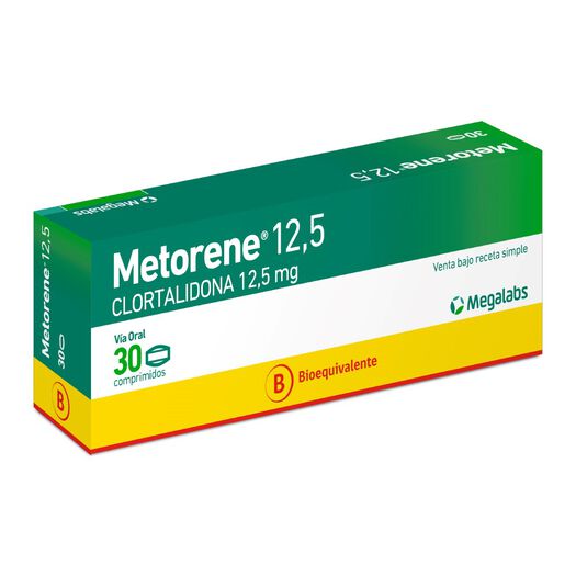 Metorene 12,5 mg X 30 Comprimidos, , large image number 0