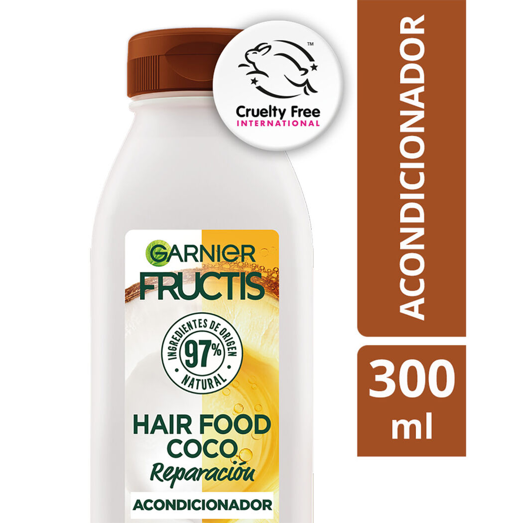 Acondicionador Fructis Hair Food Coco Reparación 300 mL, , large image number 0