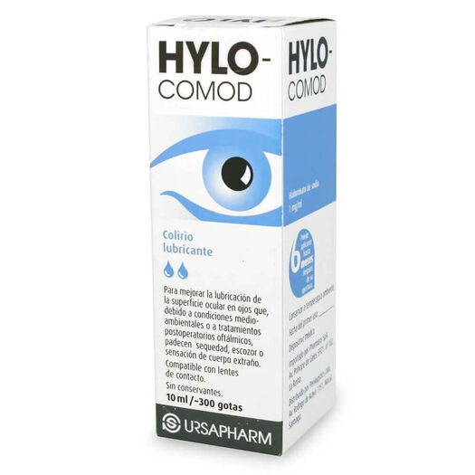 Hylo Comod 1 mg/mL x 10 mL Solución Oftálmica, , large image number 0