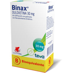 Binax 30 mg Caja 28 Cáps. con Gránulos con Recubrimiento Entérico