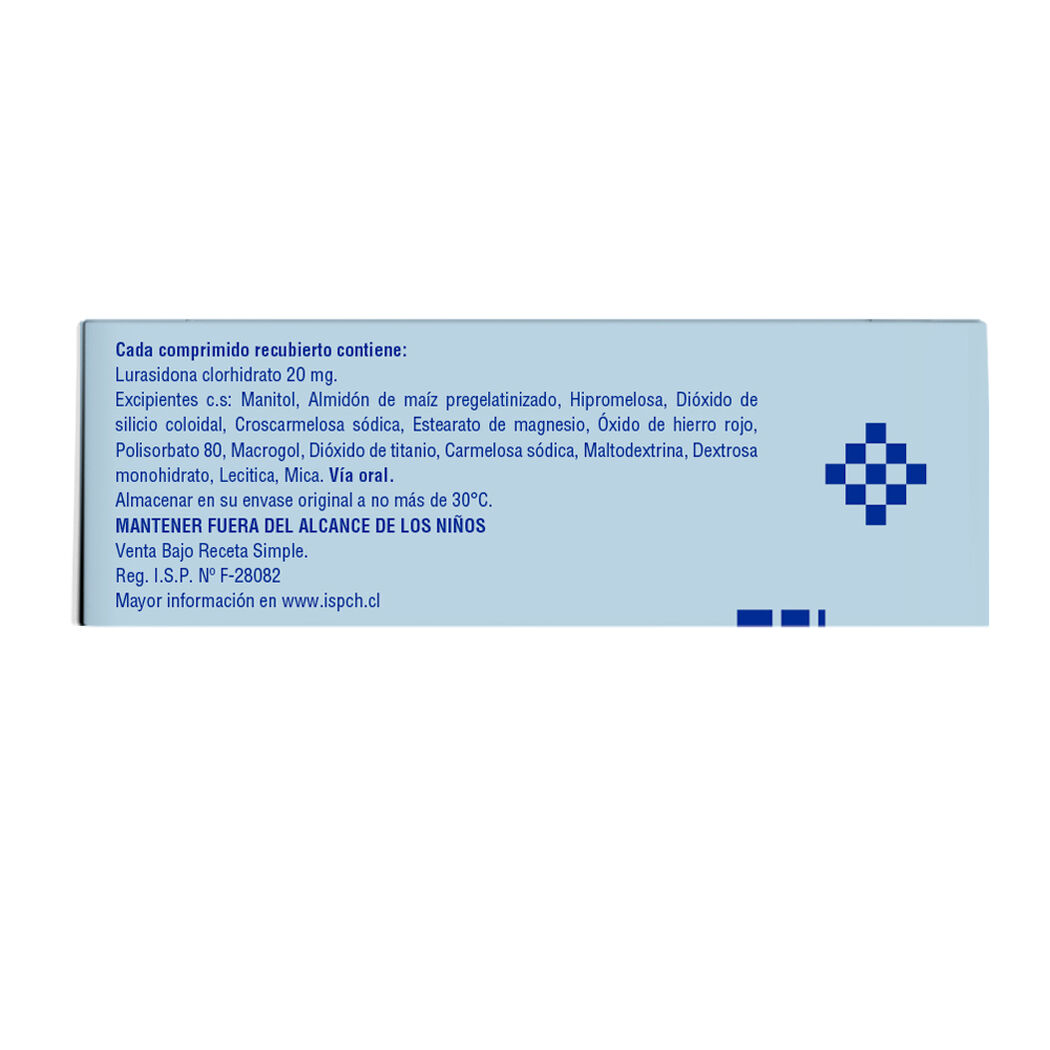 Luradon 20 mg 30 Comprimidos Recubiertos, , large image number 2