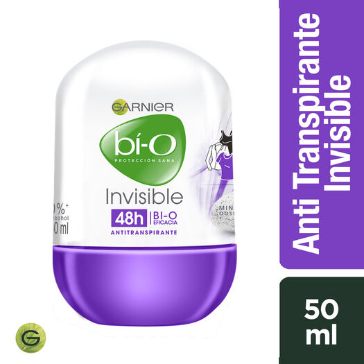 Bi-O Desodorante Roll On Invisible Black White And Color Femenino x 50 mL, , large image number 0