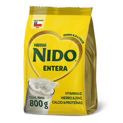 Leche en Polvo Nido Entera 800g 