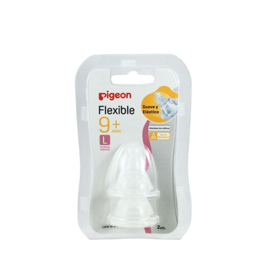 Tetina Repuesto Boca Standard Talla L Pigeon 2 Und, , large image number 1