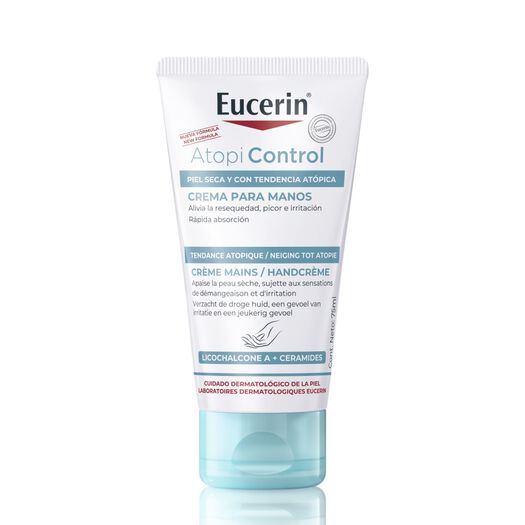EUCERIN Crema de Manos Atopi Control 75ml, , large image number 1