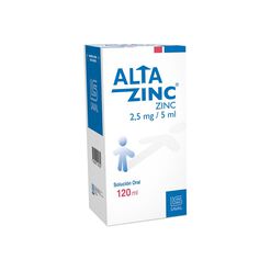 Altazinc 2,5 mg/5 mL x 120 mL Solucion Oral