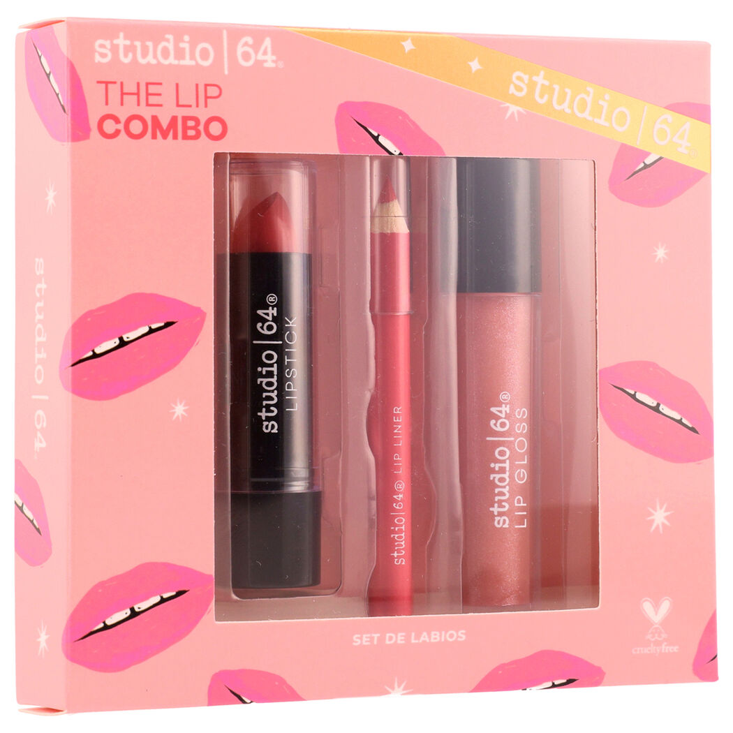 Studio 64 Set Labiales The Lip Combo 3Un, , large image number 0