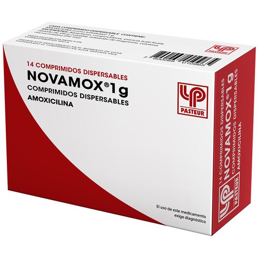 Novamox 1 g x 14 Comprimidos Dispersables, , large image number 0