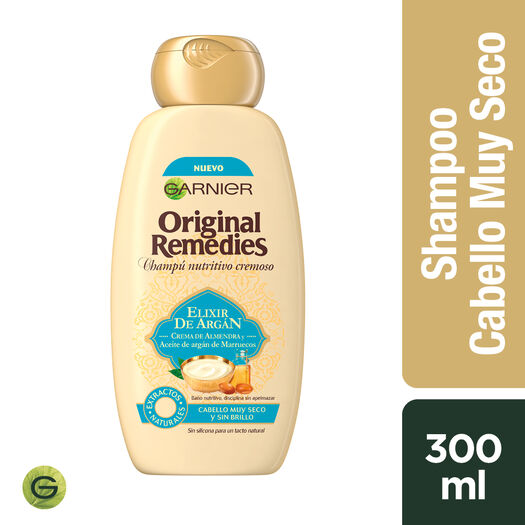 SHAMPOO ORIGINAL REMEDIES 300 ML ELIX DE ARGAN, , large image number 0