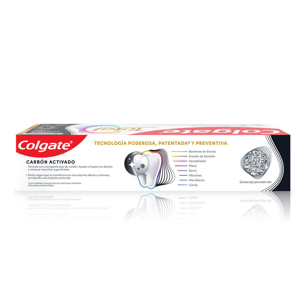 Pasta Dental Colgate Total Carbón Activado 150 mL, , large image number 2
