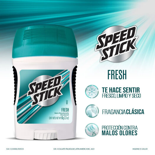 Desodorante en Barra Speed Stick Fresh 60g, , large image number 3
