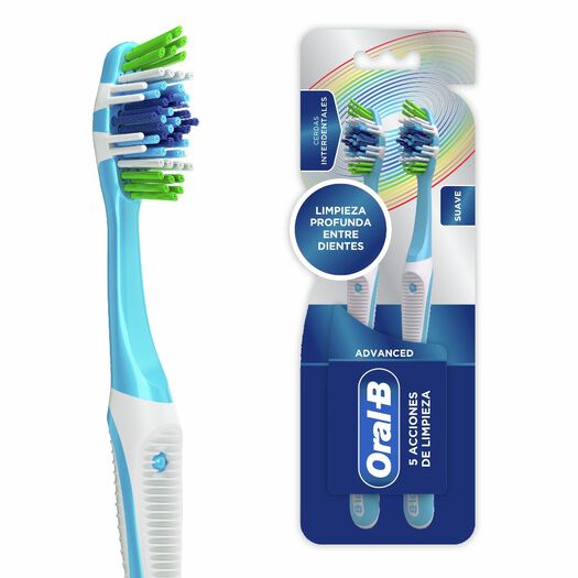 Cepillo de Dientes Oral-B 5 Acciones de Limpieza 2 Unidades, , large image number 0